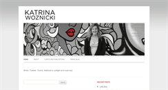 Desktop Screenshot of katrinawoznicki.com